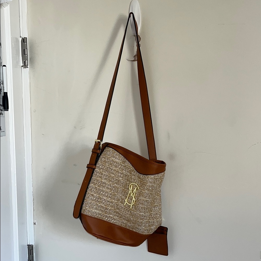 Brown and Tan Shoulder Bag